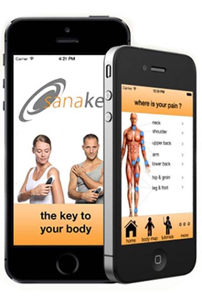 sanakey natural pain relief app for iOS